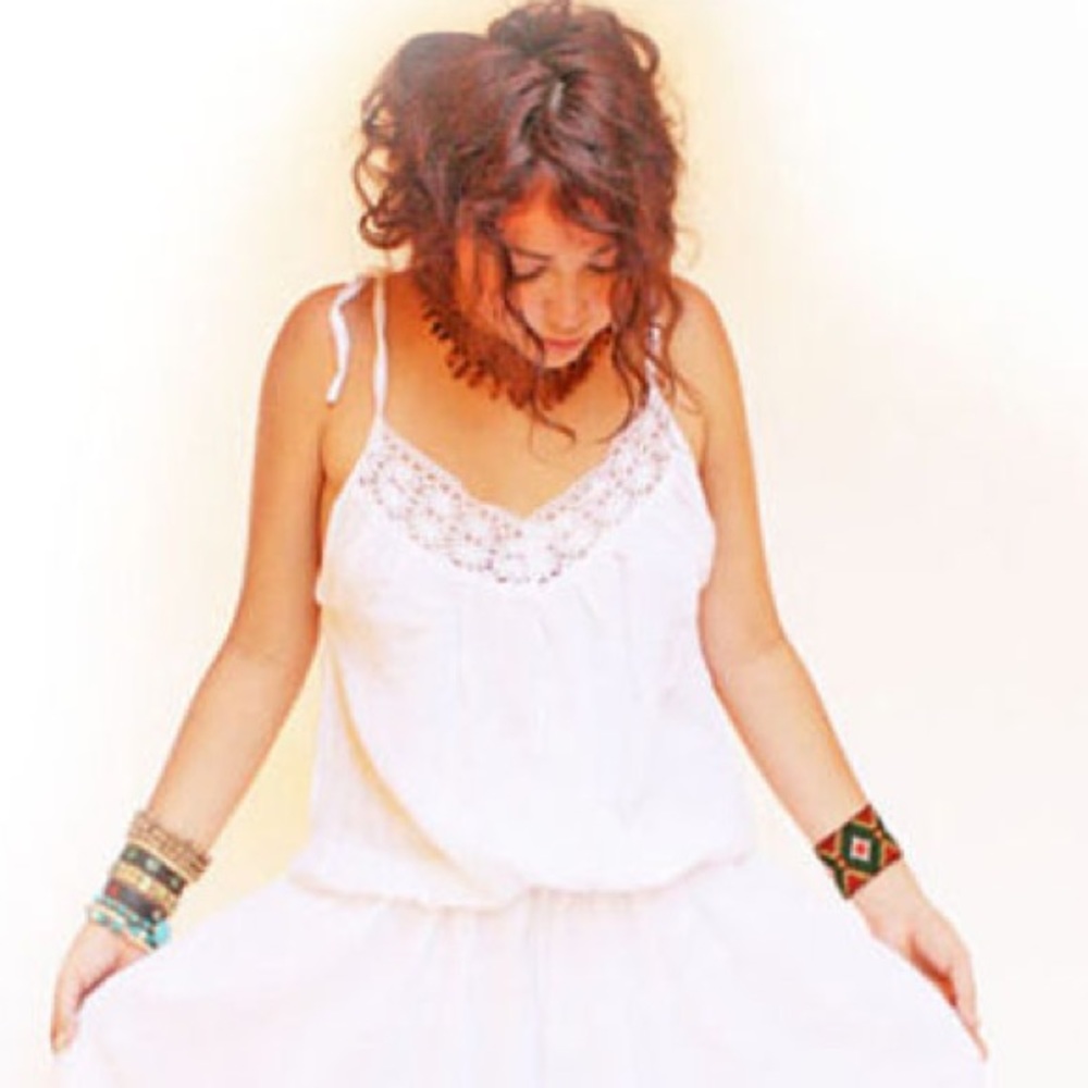 Mexican dress mini slip lingerie pajama babydoll Vintage style